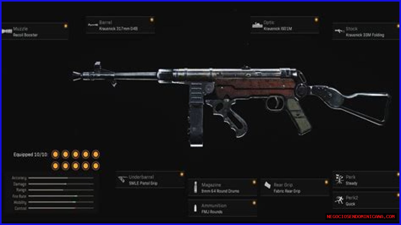 Best MP40 Warzone loadout: Class setup, Attachments, Perks