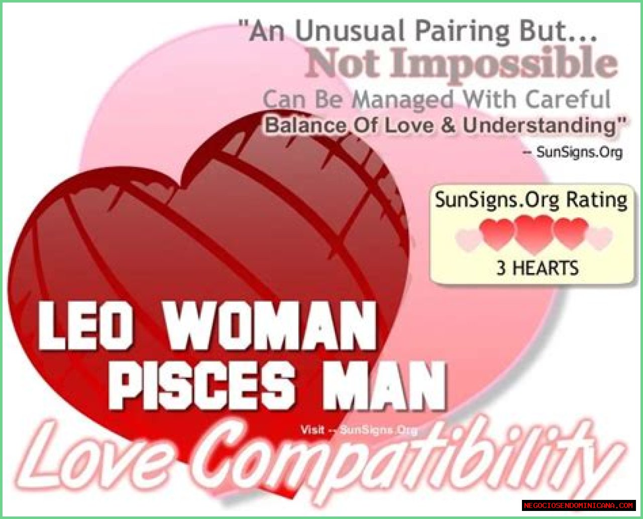 Leo Woman Pisces Man - An Unusual But Loving Pair