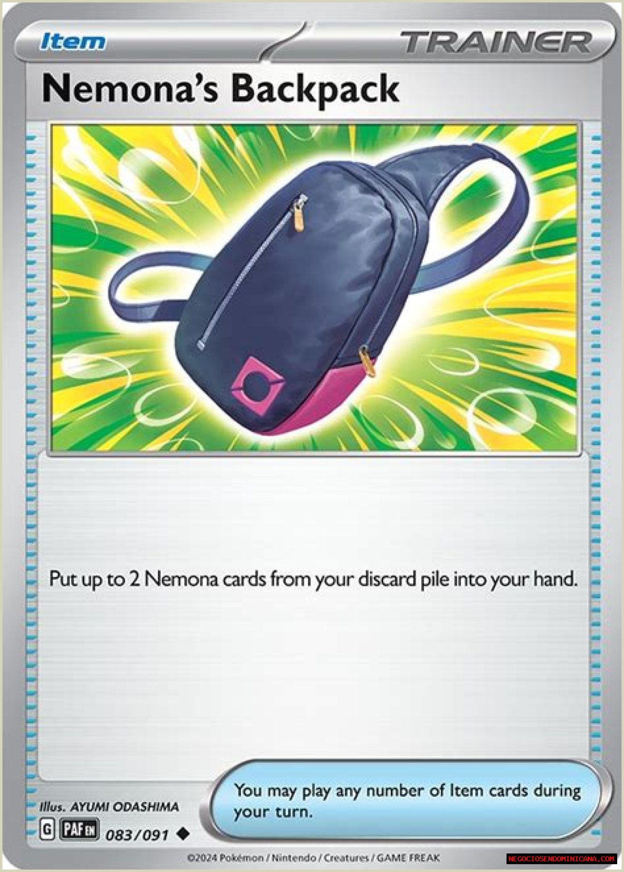 Nemona's Backpack (Paldean Fates 83)