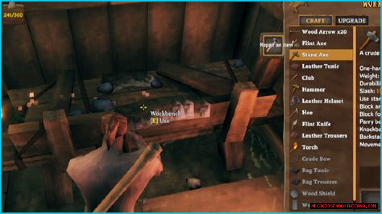 Valheim: How to repair tools, weapons, items & craft a workbench