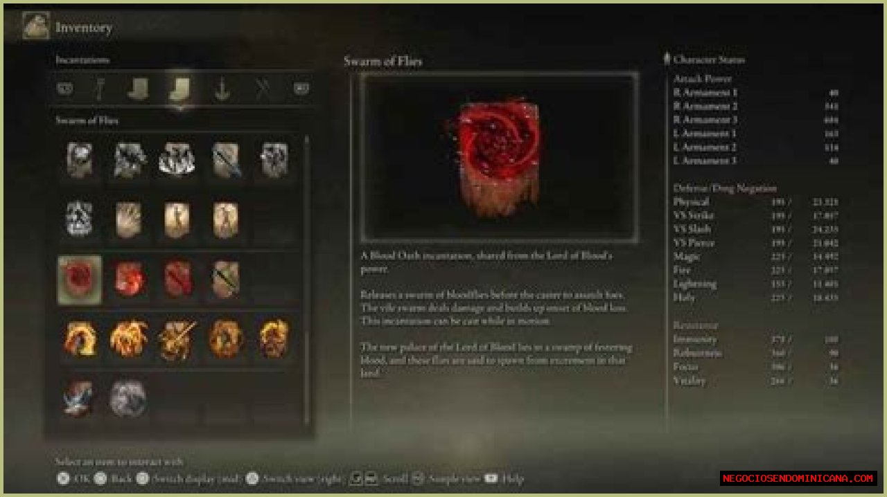 Where to find the Swarm of Flies incantation in Elden Ring
